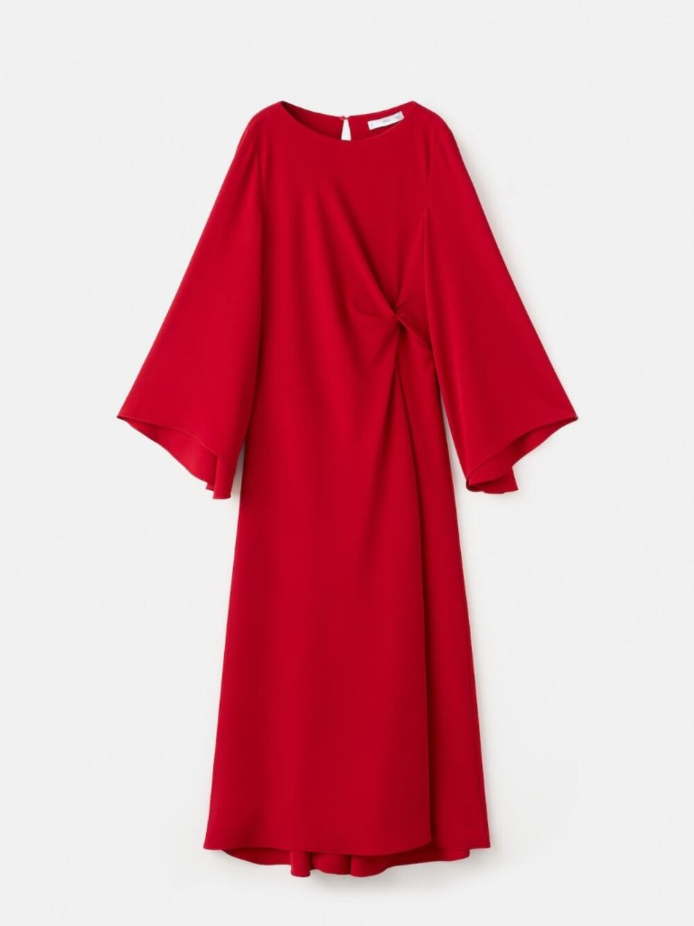 Ruched satin dress